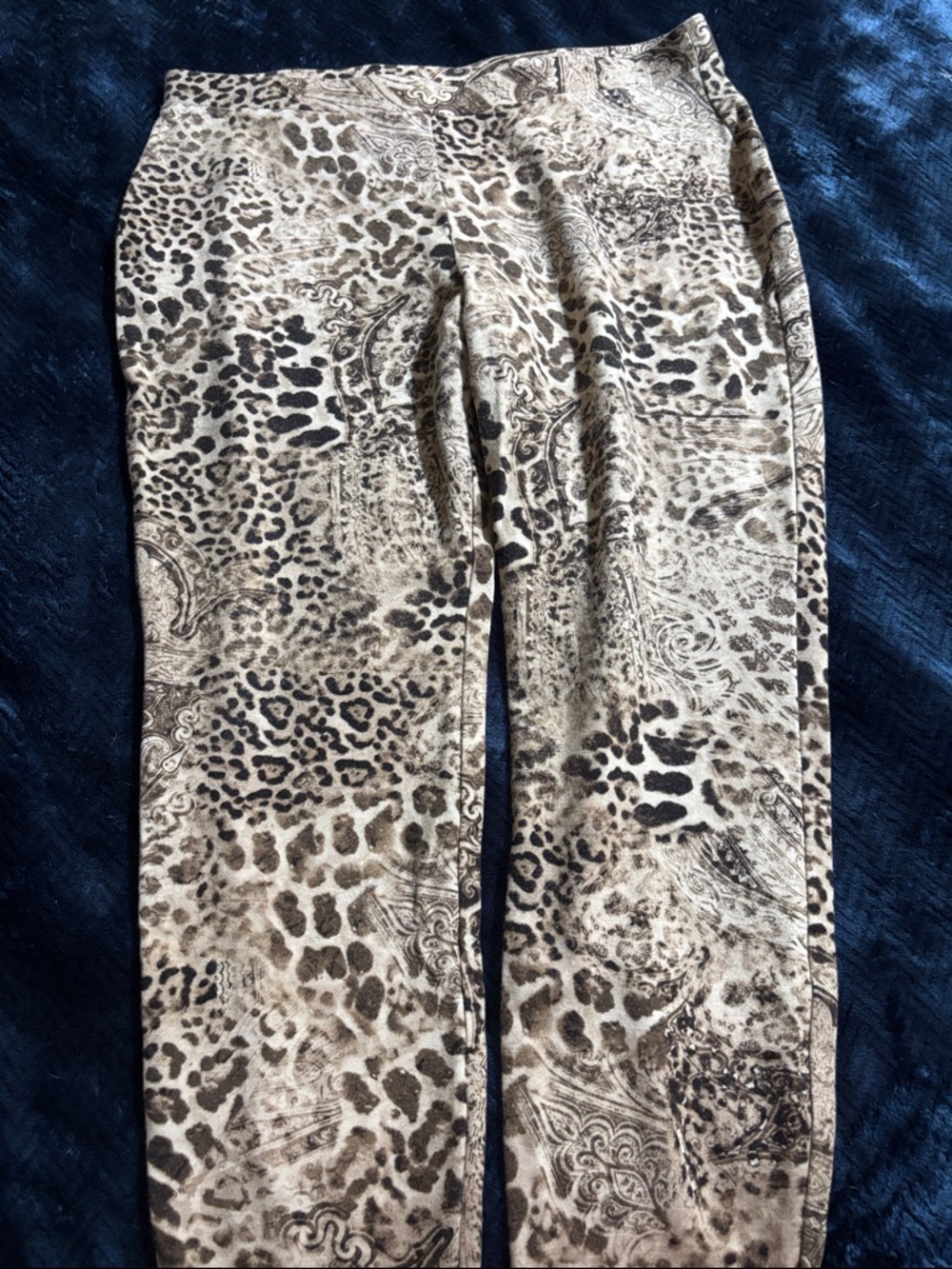 Chico’s Sz 2 10-12 Leggings - Neutral Tones